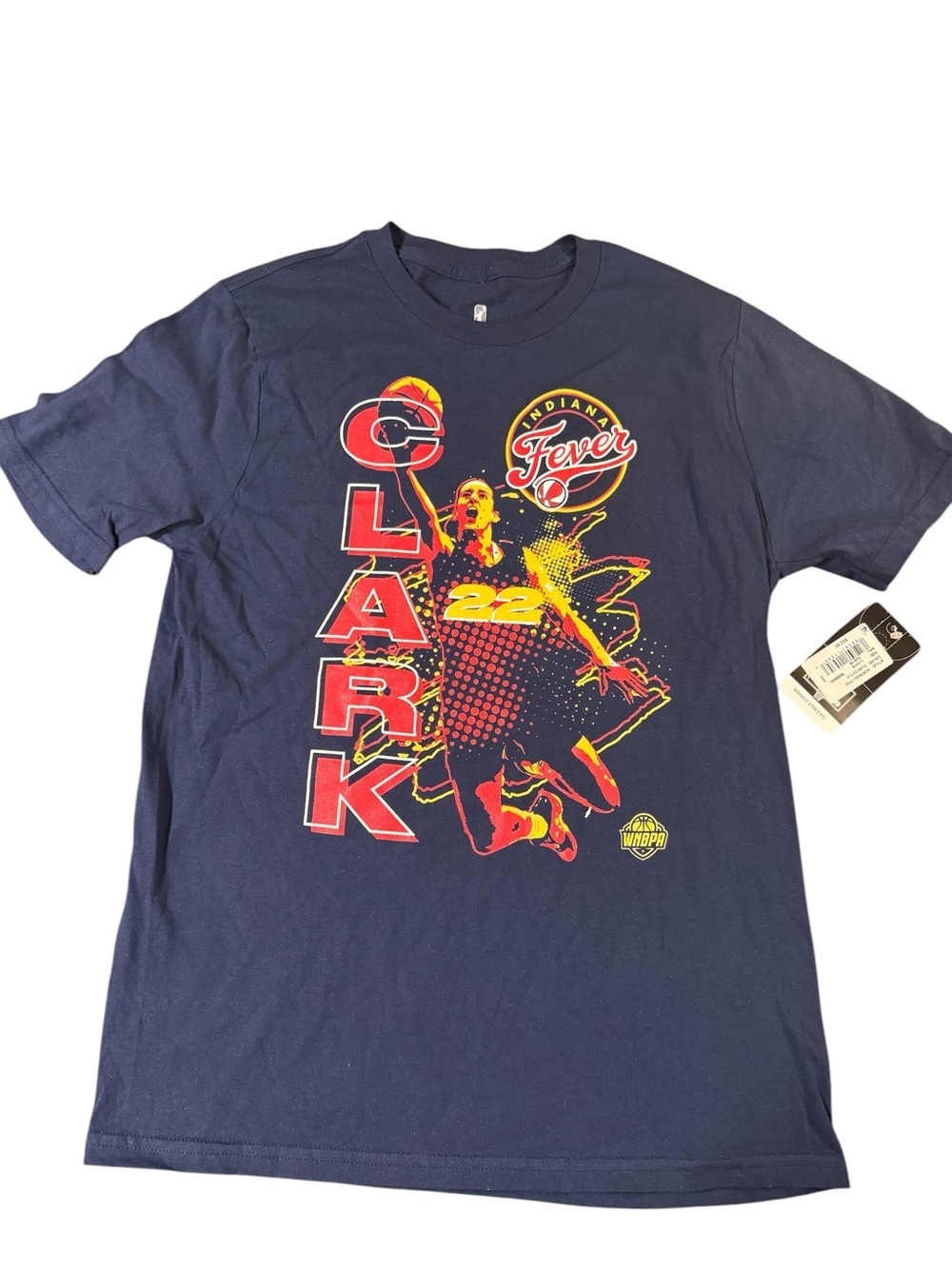 NWT - WNBA - Navy Caitlin Clark #22 Graphic youth T‑Shirt